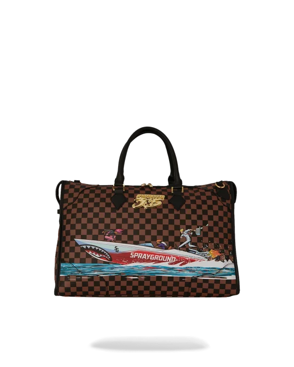 THE 305 SPEEDBOAT GETAWAY PYRAMID DUFFLE