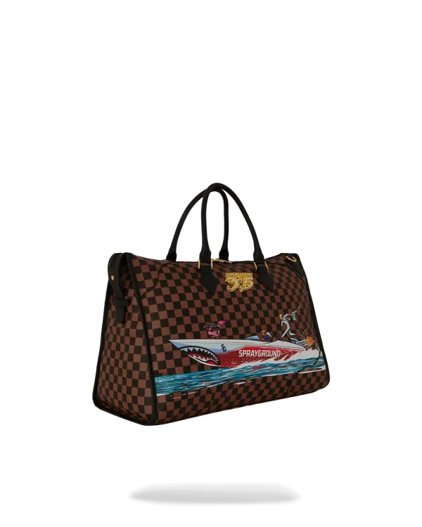 THE 305 SPEEDBOAT GETAWAY PYRAMID DUFFLE