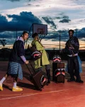 SHARKS IN PARIS BLUR EFFECT DUFFLE