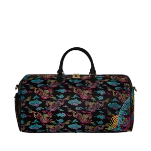 EMBROIDERED DRAGONS DUFFLE