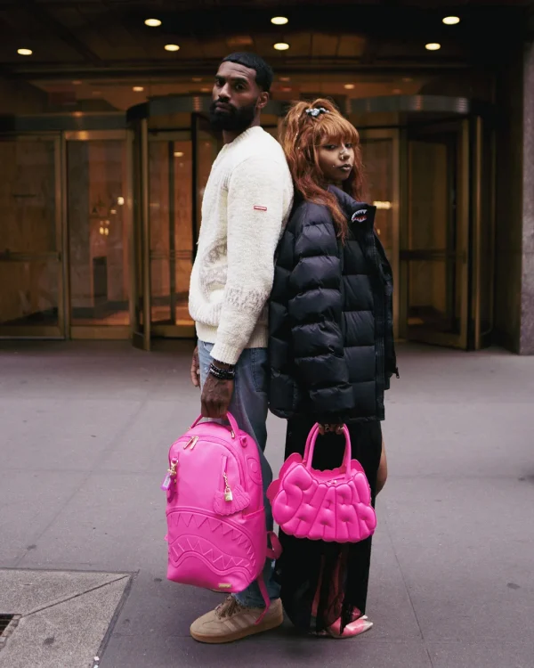 PINK POP SHARK BACKPACK