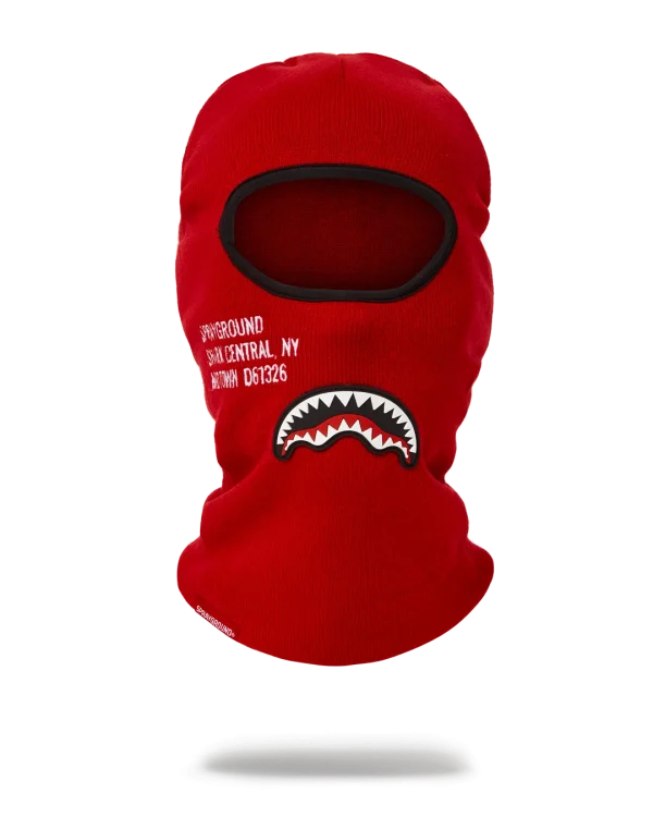 SHARK CENTRAL SKI MASK (RED)