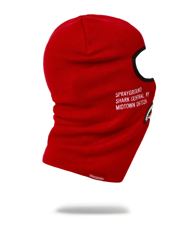 SHARK CENTRAL SKI MASK (RED)