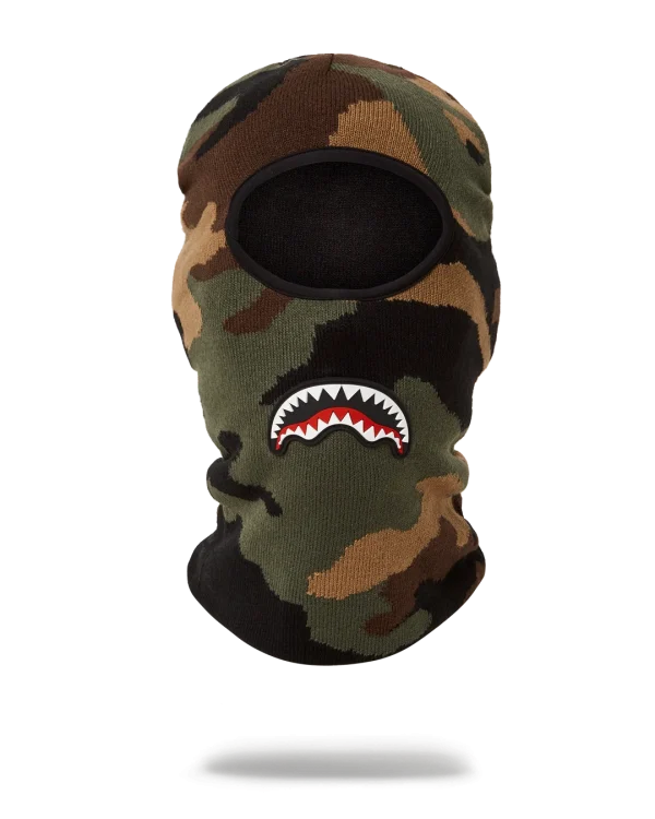 CAMO SHARK SKI MASK