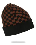 GOLD CHAIN CHECK BEANIE
