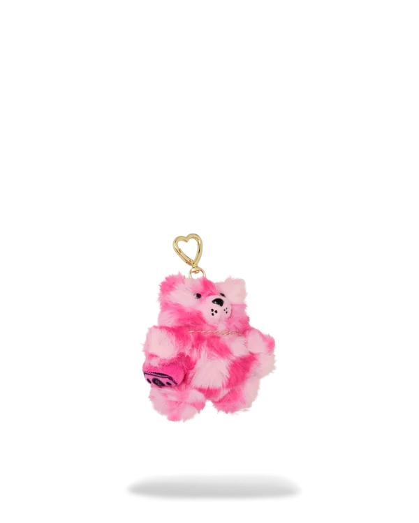 FURZILLA SHARK (PINK CHECK) KEYCHAIN