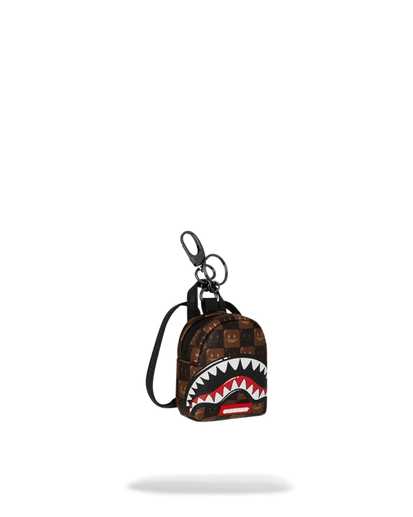 SHARKS IN PARIS GRIN & GRIND BACKPACK KEYCHAIN