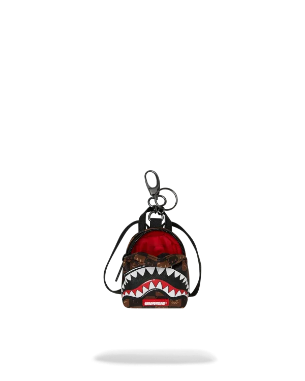 SHARKS IN PARIS GRIN & GRIND BACKPACK KEYCHAIN