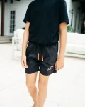 KIDS LIGHTS OUT SWIM TRUNKS