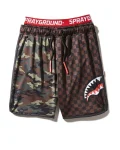 KIDS CHECKS & CAMO SWIM TRUNKS