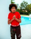 KIDS CHECKS & CAMO SWIM TRUNKS
