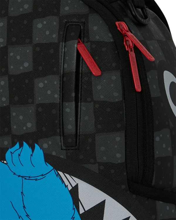 SESAME STREET COOKIE MONSTER STACK EM HIGH MINI DLX BACKPACK