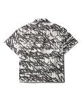 GRAFFITI SHORT SLEEVE BUTTON FRONT SHIRT
