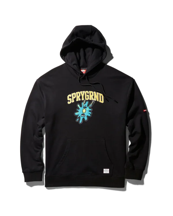 SPONGEBOB SPLAT HOODIE (BLACK)