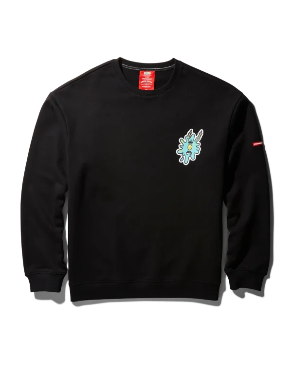 SPONGEBOB SPLAT PULLOVER SWEATER (BLACK)
