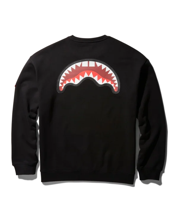 SPONGEBOB SPLAT PULLOVER SWEATER (BLACK)