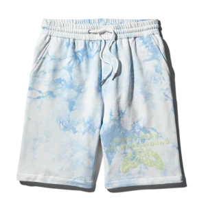 TIE DYE KNIT SHORTS (BLUE)