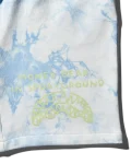TIE DYE KNIT SHORTS (BLUE)