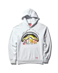 SPONGEBOB CREW SHARK HOODIE (LIGHT GREY)