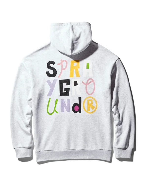 SPONGEBOB CREW SHARK HOODIE (LIGHT GREY)