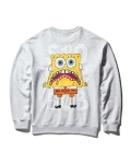 SPRAYGROUND PULLOVER CREW NECK SWEATSHIRT (LT GREY)
