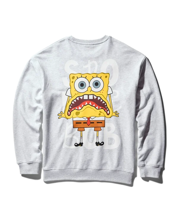 SPRAYGROUND PULLOVER CREW NECK SWEATSHIRT (LT GREY)