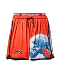 JAPAN WAVE CORTO SWIM TRUNKS (RED)