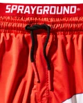 JAPAN WAVE CORTO SWIM TRUNKS (RED)