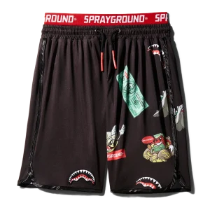 PATCH ALL-IN CORTO SWIM TRUNKS (BLACK)