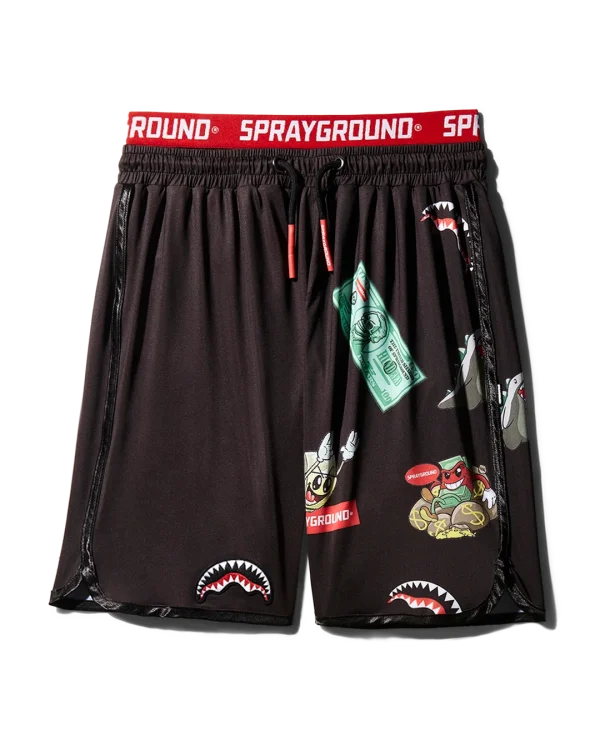 PATCH ALL-IN CORTO SWIM TRUNKS (BLACK)