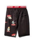 PATCH ALL-IN CORTO SWIM TRUNKS (BLACK)