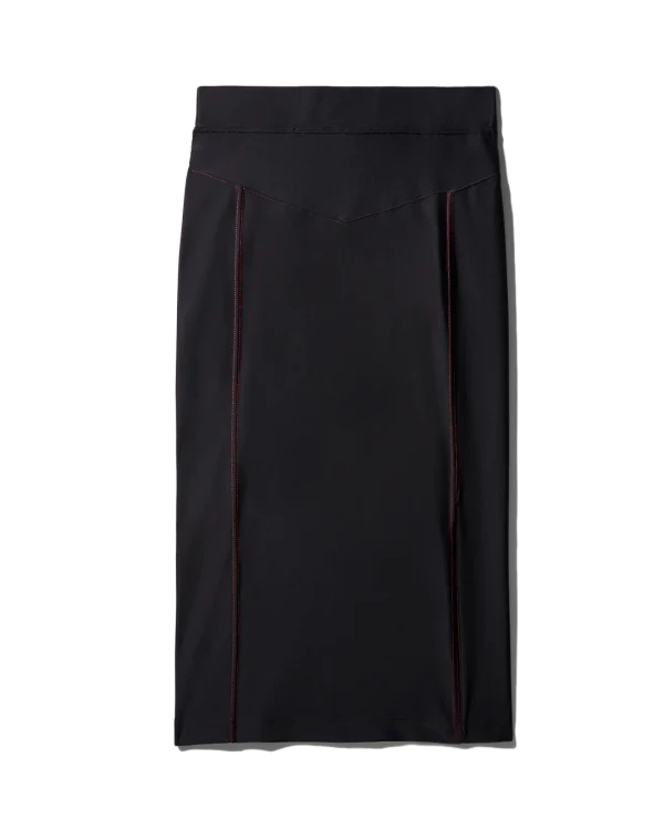 LONGUETTE SKIRT (BLACK)
