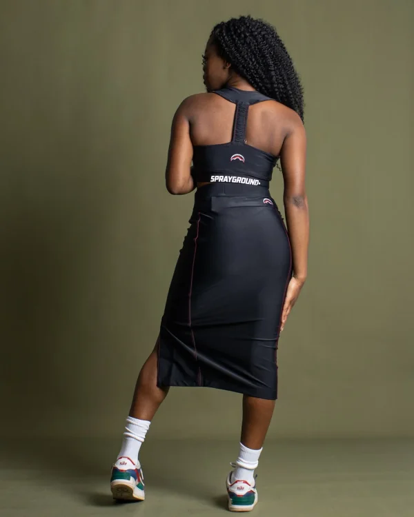 LONGUETTE SKIRT (BLACK)