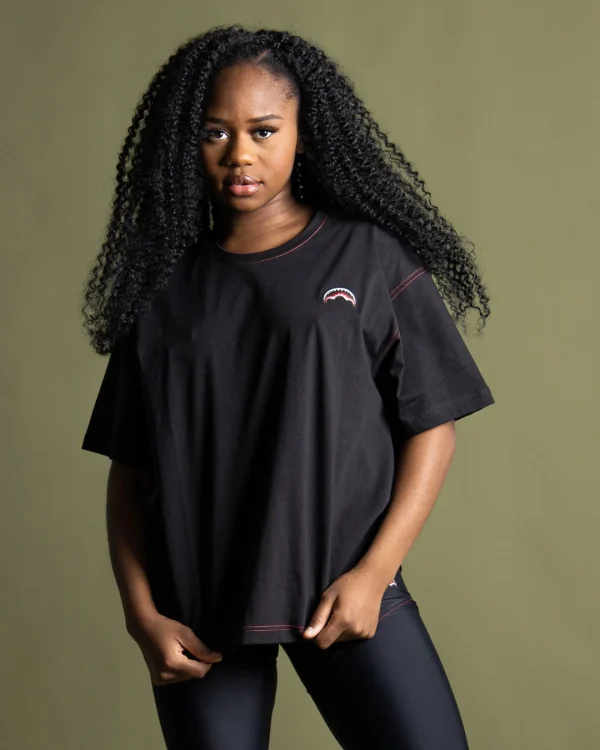 OVER SHARK T-SHIRT (BLACK)