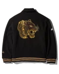 A.I.9 AFRICAN INTELLIGENCE GUILDED LEOPARD - SANDFLOWER COLLAB VARSITY JACKET
