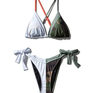 SPLIT BITE CAMO BIKINI