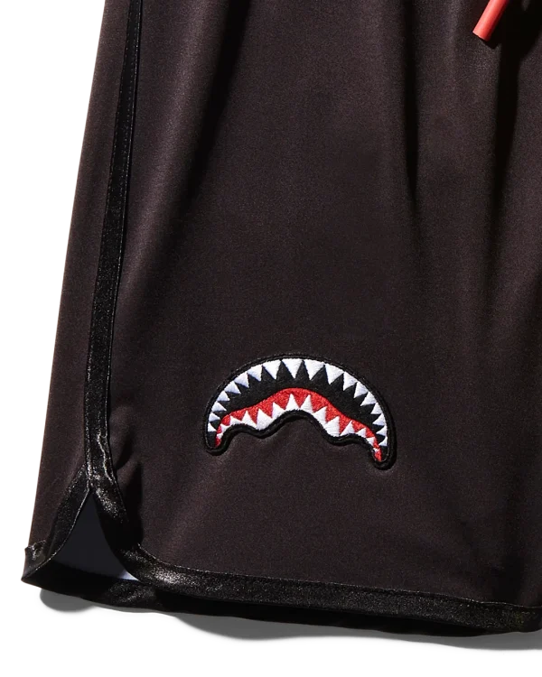KIDS JAPAN WAVE SWIM TRUNKS (BLACK)