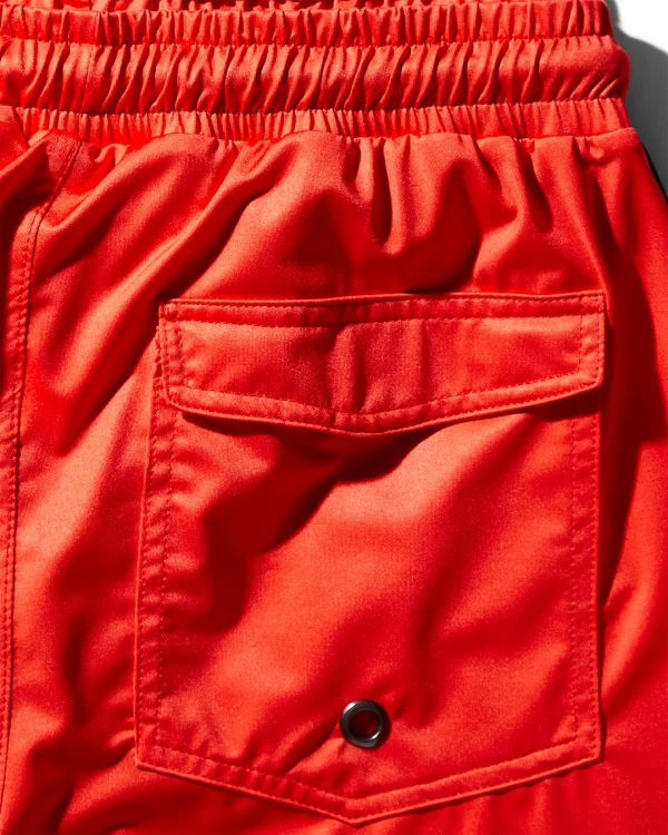 KIDS JAPAN WAVE SWIM TRUNKS (RED)