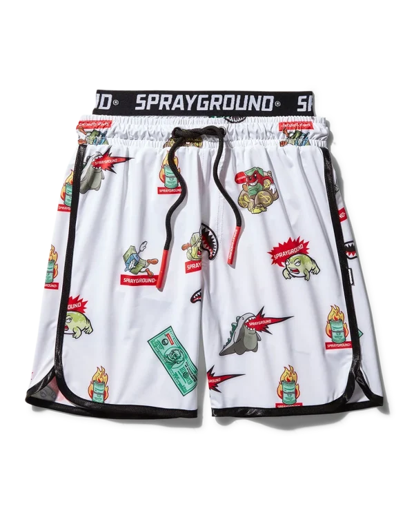 KIDS PATCH ALL-IN SWIM TRUNKS (WHITE)