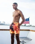 CAMO FIRE SHOTO SWIM TRUNKS