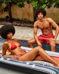 VENI VIDI VICI SHOTO SWIM TRUNKS
