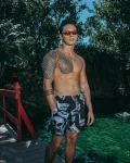 MONEY NIGHT SHOTO SWIM TRUNKS