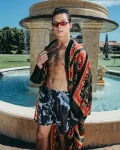 MONEY NIGHT SHOTO SWIM TRUNKS