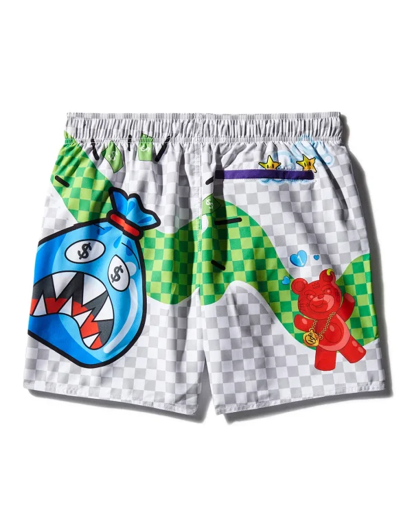 WTF ART SHOTO SWIM TRUNKS
