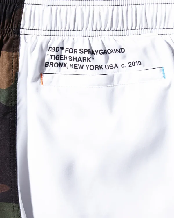 SPLIT BITE CAMO SHOTO SWIM TRUNKS