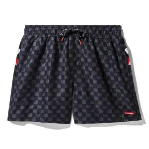 DRIP CHECK SWIM SHORTS
