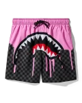 OCEAN DRIP CHECK SWIM SHORT