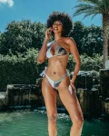 SPLIT BITE CAMO BIKINI