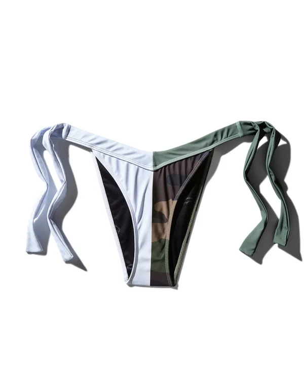 SPLIT BITE CAMO BIKINI