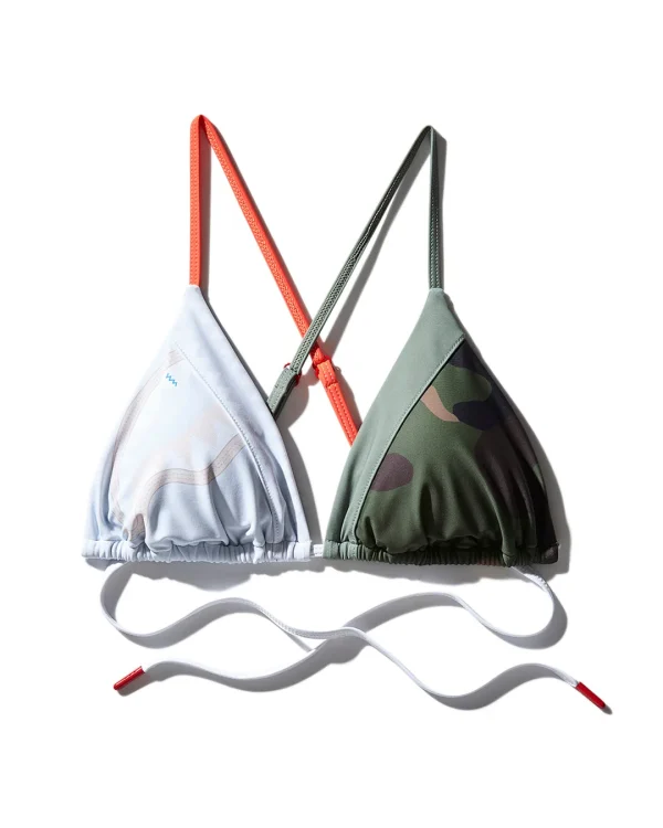 SPLIT BITE CAMO BIKINI